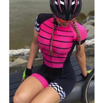 Las mujeres profesión traje de Triatlón de ropa ciclismo skinsuits C 