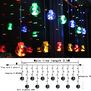 Cadena de LED con 8 modos de luces de ventana de decoración de Navidad