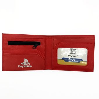 Cartera de juego PlayStation 4 con bolsillo para monedas portatarje 