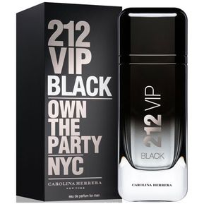 Perfume 212 Vip Black De Carolina Herrera Para Hombre 100 ml