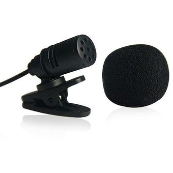 Micrófono de audio automotriz mini profesional de 3,5 mm con cable externo 