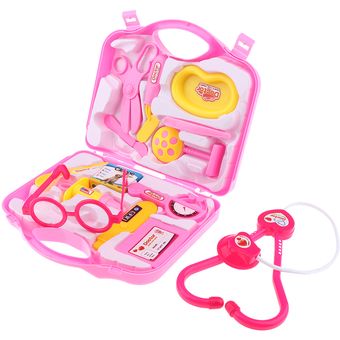 Doctor Kit Juego De Simulación Doctor Nurse Game Playset Toys Rosado 