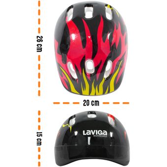 Casco Bicicleta Niños Kit Rodilleras+coderas+muñequeras