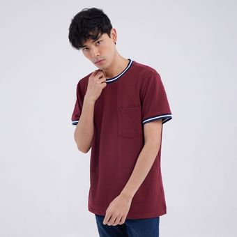 Camiseta Cuello Tejido para Hombre - Ostu