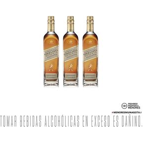 Tripack Whisky Johnnie Gold Label X 3 - 750 Ml C/u