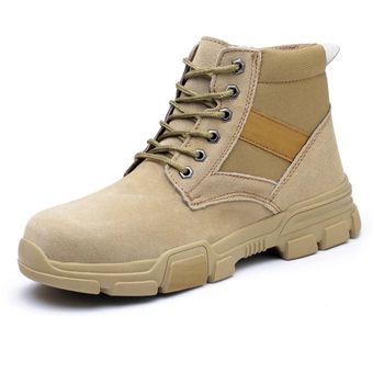 Zapatos de seguridad para hombres zapatos de trabajo de alta calidad con puntera de acero bota HON 