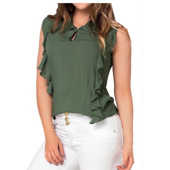 blusas verdes militar