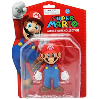 Set Muñecos Colección Juego Mario Bros 5 Piezas Log-on