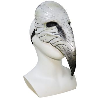 #With LED Lights Doctor plaga Steampunk máscara de pájaro Cosplay luces LED máscaras de látex aterradoras Halloween 