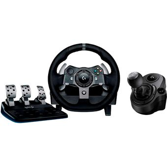 Volante Logitech G920 com pedal + Câmbio Driving Force Shifter, volante logitech  g920 