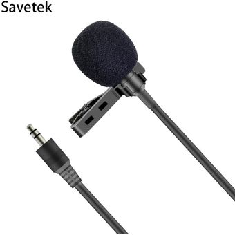 Micrófono Lavalier mini clip de micrófono de grabación 