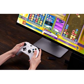 Adaptador 8bitdo.2 Controles Bluetooth Xbox Ps4 Ps5 Switch Color Negro