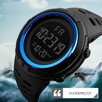 Reloj deportivo, digital multifunción, resistente al agua Conquer