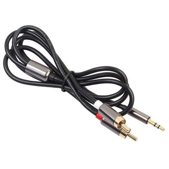 Cable de audio RCA de 3,5 mm a 2 Adaptador macho estéreo de divisor a 