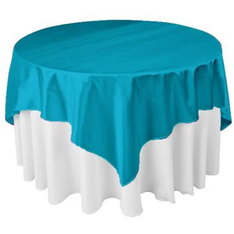 Cubierta cuadrada de satén de 145cm para mantel cubierta de satén para boda fiesta de cumpleaños banquete en restaurante decoración textiles para el hogar mantel 