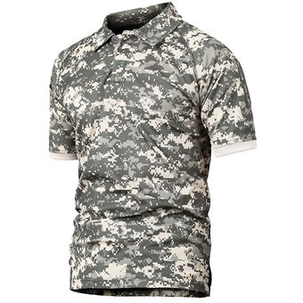 camiseta de talla grande S-5XL accesorios de ropa ropa de senderismo al aire libre Camisetas deportivas para hombre camiseta de manga corta de secado rápido Multicam de camuflaje 