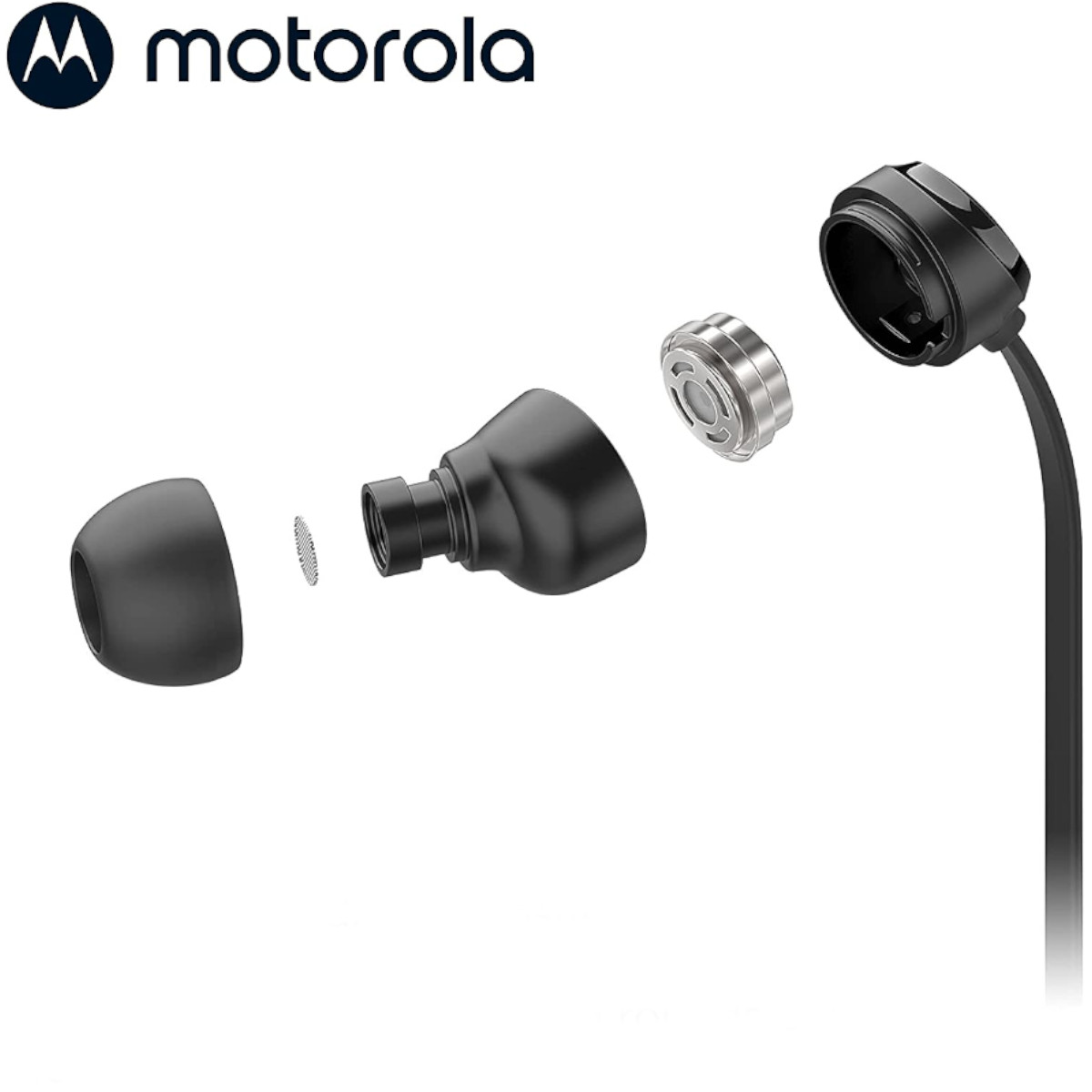 Audífono In-Ear Manos Libres Motorola EARBUDS 3S línea 2022 NEGRO