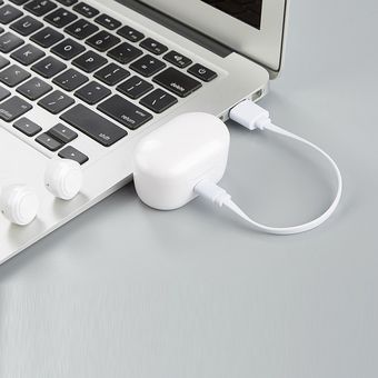 TWS auriculares Bluetooth auriculares estéreo inalámbricos manos libres Bluetooth 5,0 Mini auriculares con caja de carga para teléfono inteligente PC Mp3 Mp4 #Blanco 