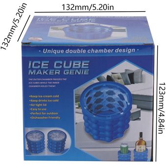 Silicona plástico hielo vino barril hielo cubo beber hielo hacer hielo vino artefacto 