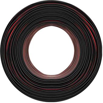 Mitzu® Cable bicolor de 18 AWG para sonido movil con rollo 100 m
