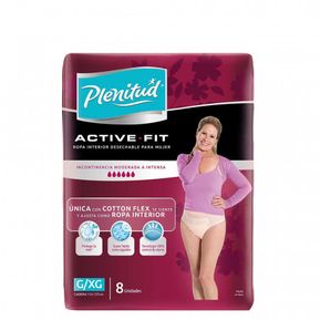 Ropa Interior Desechable para Mujer Plenitud Active Fit G/XG