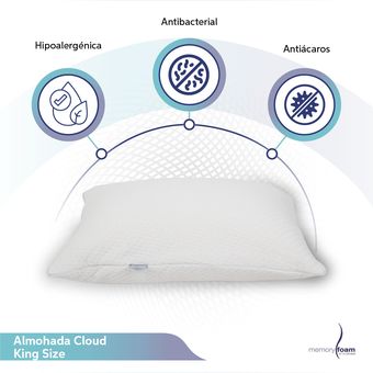 Cloud Pillow Almohada hipoalergénica de 80 x 80 cm 2 Piezas