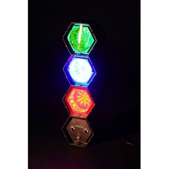 Lámpara Fiesta 3 Luces Led Colores 4W 