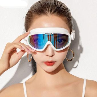 Gafas de natación de silicona profesional para hombre y mujer lentes de natación UV antiniebla galvanoplastia para deportes acuáticos y buceo 