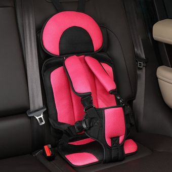 Rosa oscuro Asientos de seguridad del asiento de coche de seguridad para niños de 9 meses a 12 años 