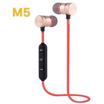 Auriculares inalámbricos Bluetooth M5 Sport Stereo Gym Auriculares Aur 