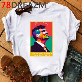 Camiseta Peaky Blinders camiseta de verano para hombre camiseta de Hip Hop ropa informal de moda con dibujos animados Unisex camisetas superiores de gráficos 90s a la moda para hombre 