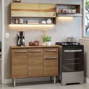 Mueble de Cocina Integral Esquinera Madesa Glamy Sin Mesón De Acero –  Madesa Muebles