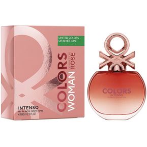 Benetton Colors Rose Woman Intenso  EDP For Women 80 mL