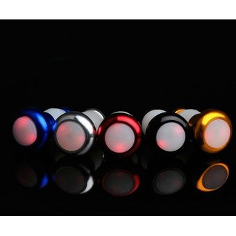 1 Pair Safety Cycling Bike Turn Signal Handle Bar End Plug LED Red Light Lamp Magnetic Handle Light 
