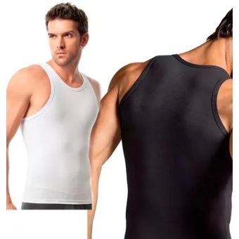 Faja camiseta doble uso invisible con control en abdomen