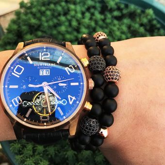 Pulsera De Bola De Piedra Natural Cz Pulsera De Mano Pulsera 