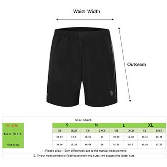 Shorts Deportivo Bermuda Hombre Secado Rápido Shorts De Playa Negro 
