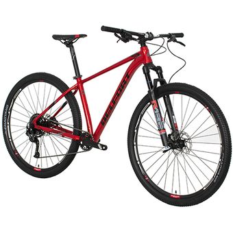 Bicicleta Belfort Coatl Rabe R29 T19 Rojo Negro 2024 Linio