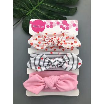 Diademas con estampado de Forwer para bebé recién nacido,t 