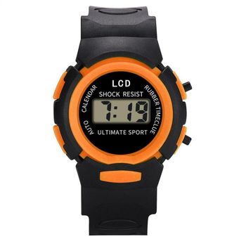 Reloj Pulso Digital Lcd Calendario Hora Manilla Plastico Linio