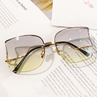 Elegante bowknot alloy ojo femenino gafas de sol mediomujer 