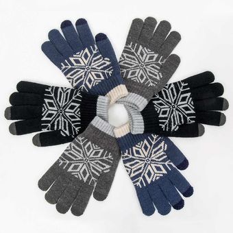 Novedad de   guantes de invierno para hombre  guantes cálidos de pu 