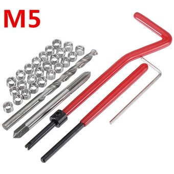 Nuevo Kit de herramientas de reparación de roscas M5 dañadas de 30 pie 