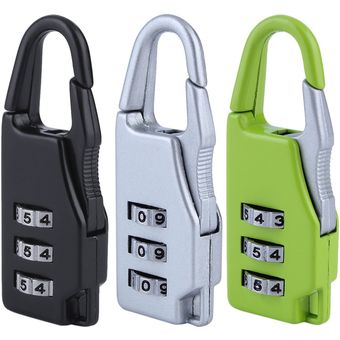 5 pcs zinc Retro bolsa de viaje equipaje 3 dígitos candado de combinación para bloqueo de contraseña de seguridad puertas de almacenamiento de oficina en casa 