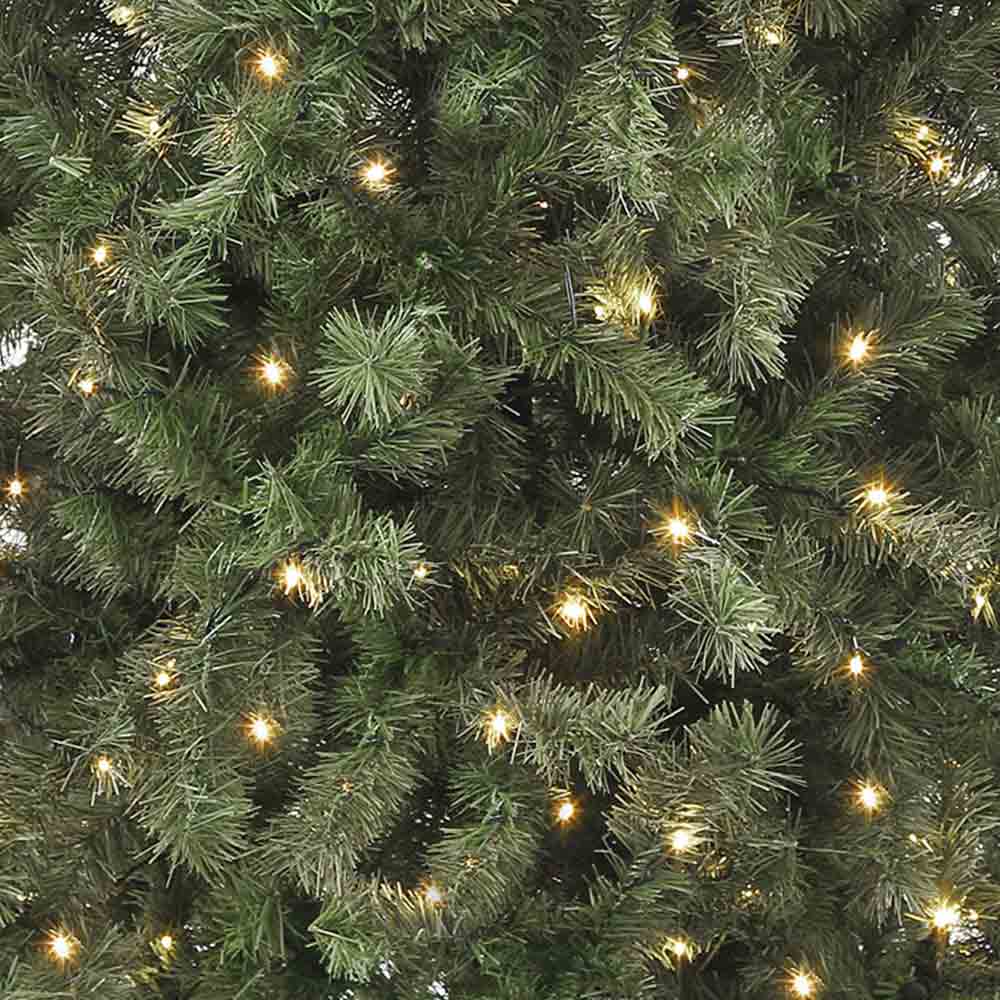 Arbol De Navidad Naviplastic Vermont Verde Con Luz 260 Led 190 Cm