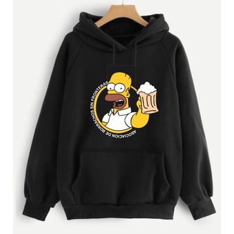 Buzo Chompa Hoodie Estampado Personalizadas Simpsons 06 
