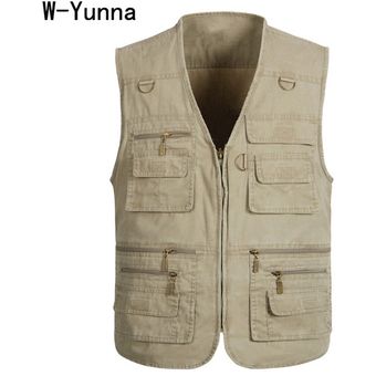 W-yunna nuevo chaleco para hombre chaqueta sin mangas de talla grande 5XL chaleco informal cha HON 