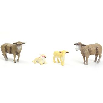Simulación de padre-hijo de la familia juguetes de modelo Animal realista HON 