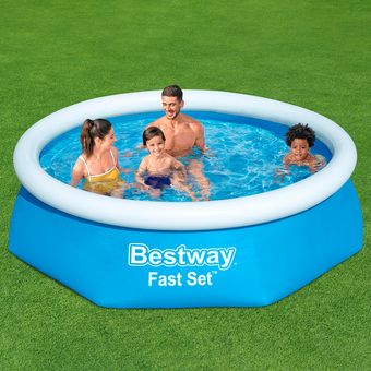 Alberca Inflable Circular Azul Familiar  Piscina Grande | Linio México  - BE930TB18YY83LMX