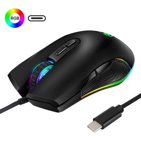 Jelly Comb Usb Type-c Mouse 3200 Dpi Usb C Gaming Mouse For